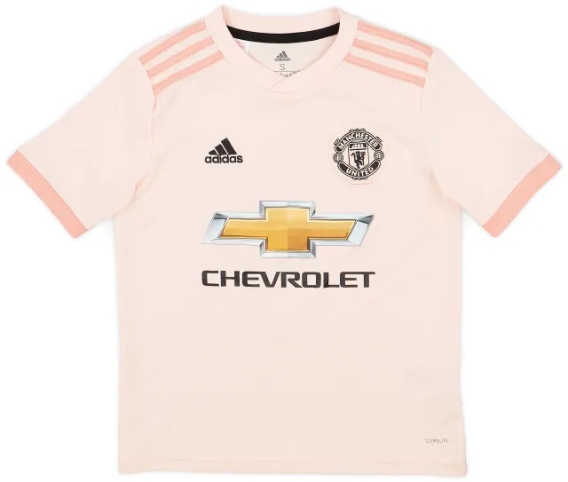 adidas 2018-19 Manchester United Away Shirt - 8/10 - (S.Boys)