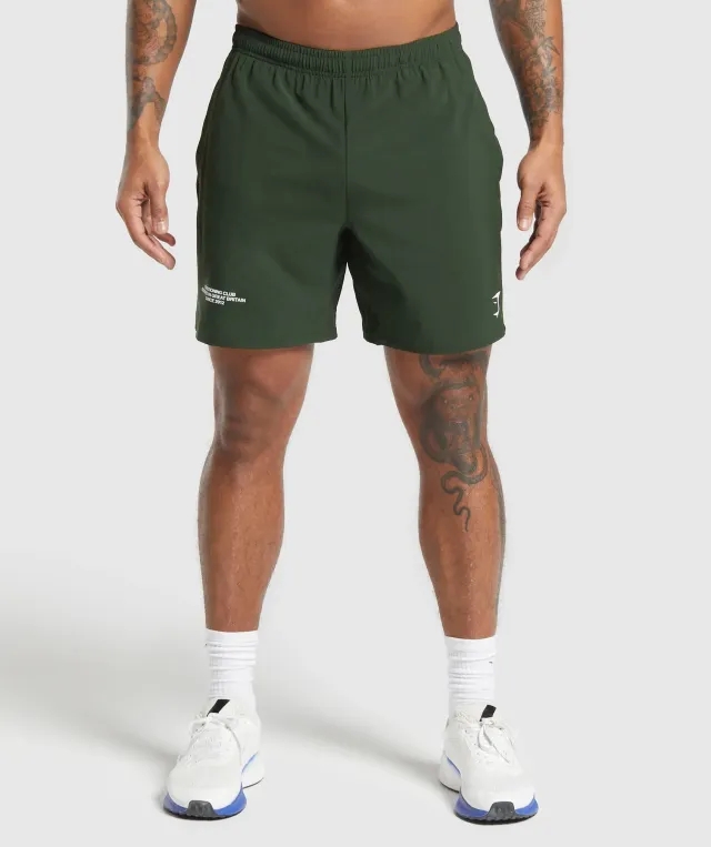 Gymshark Conditioning Club Shorts - Trail Green