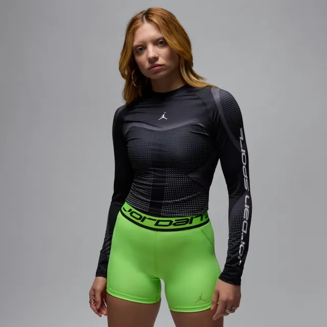 Nike Jordan Sport Women's Dri-FIT Long-Sleeve Top - Black