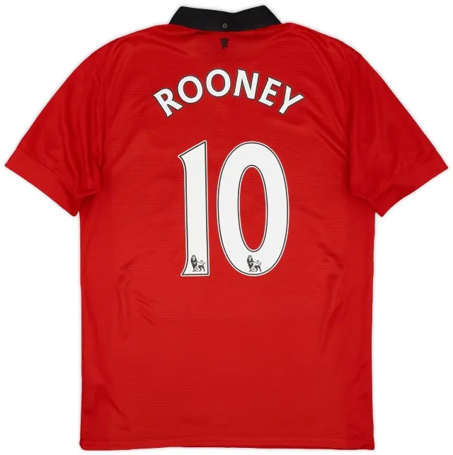 Nike 2013-14 Manchester United Home Shirt Rooney #10 - 6/10 - (M)