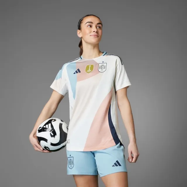 adidas Spain Womens SS Player Issue Away Shirt 2024