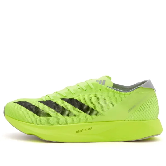 Adidas Men's Adizero Takumi Sen 10 M Lucid Lemon/Black/Halo Silver