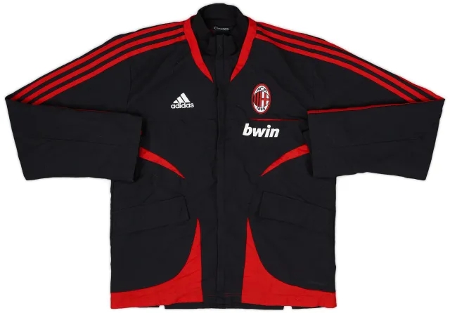 2007-08 AC Milan adidas Track Jacket - 8/10 - (S)