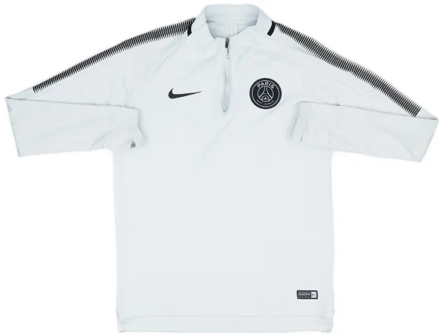 2017-18 Paris Saint-Germain Nike 1/4 Zip Drill Top - 3/10 - (S)