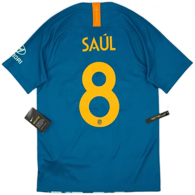 Nike 2018-19 Atletico Madrid Third Shirt Saul #8 (S)