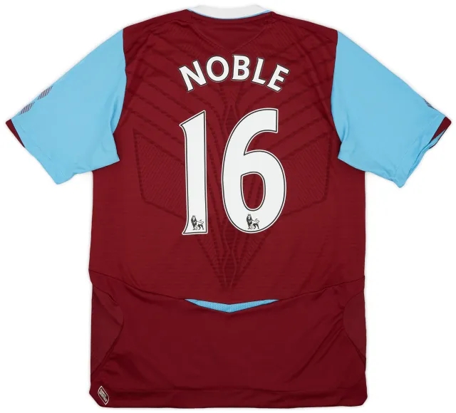 Umbro 2008-09 West Ham Home Shirt Noble #16 - 7/10 - (M)