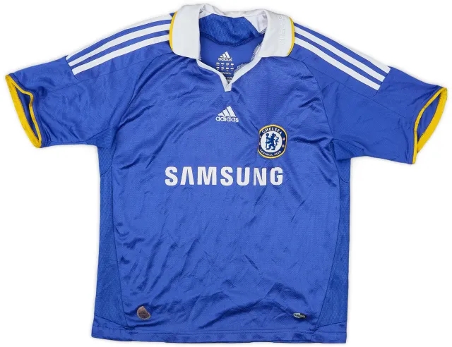 adidas 2008-09 Chelsea Home Shirt - 7/10 - (L.Boys)