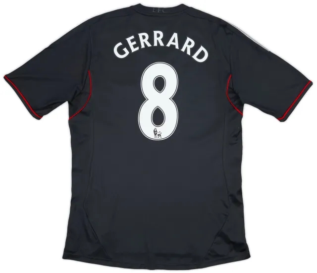 adidas 2011-12 Liverpool Away Shirt Gerrard #8 - 5/10 - (M)