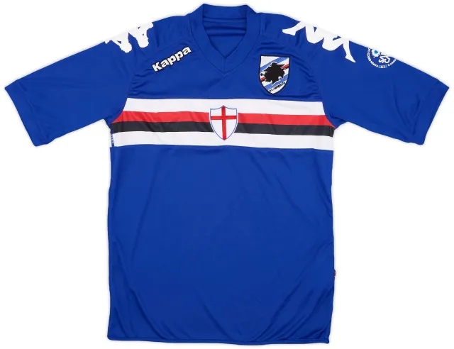 Kappa 2010-11 Sampdoria Home Shirt - 9/10 - (S)