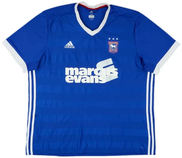 adidas 2017-18 Ipswich Home Shirt - 5/10 - (XXL)