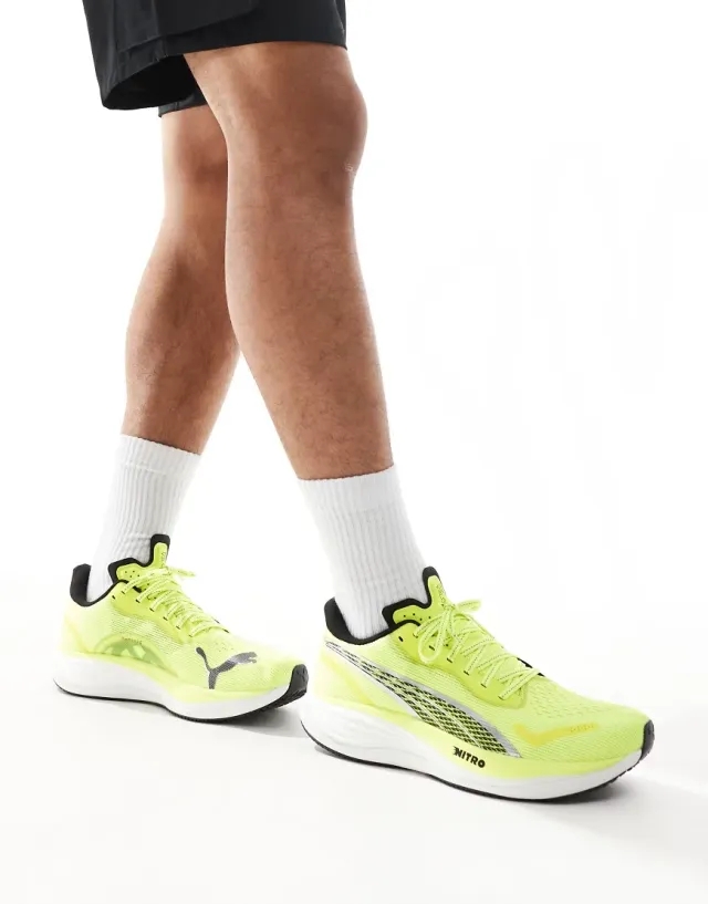 Puma Velocity Nitro 3 Trainers In Yellow