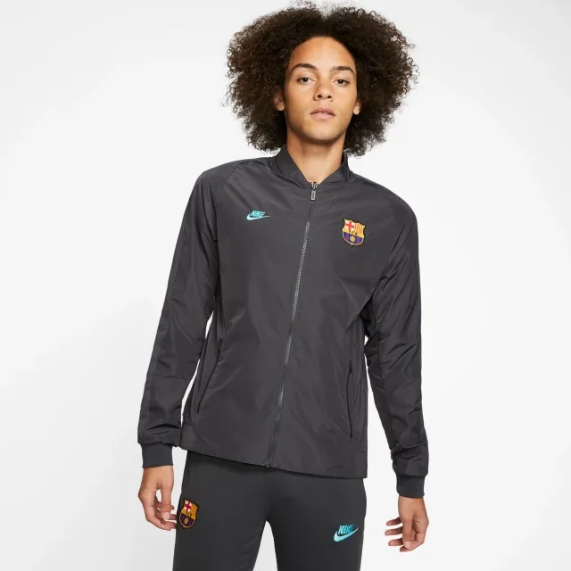 Nike Barcelona NSW Reversible Jacket - Grey/Sky 2019-2020
