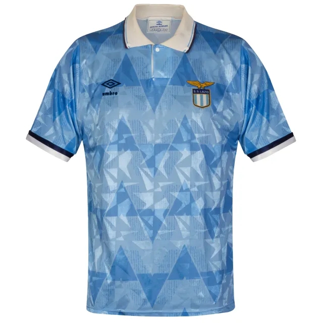 Umbro SS Lazio 1989-1991 Home Shirt - USED Condition (Good)