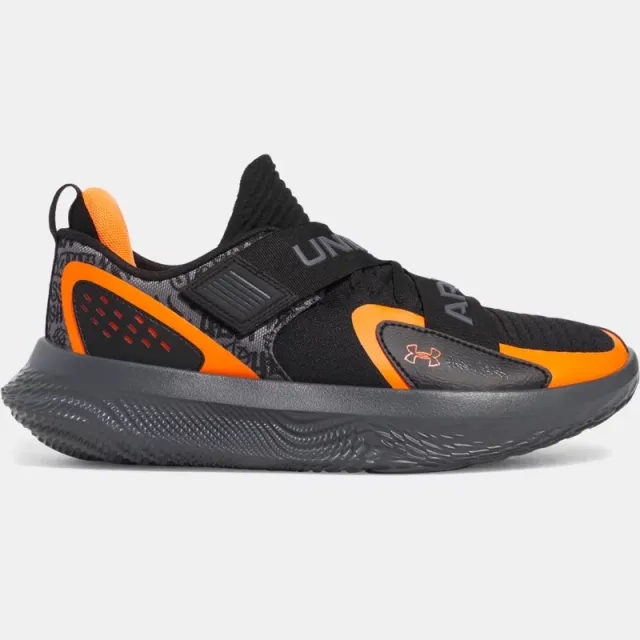 Unisex  Under Armour  FUTR X 4  Under Armour A Basketball Shoes Black / Castlerock / Blaze Orange 9