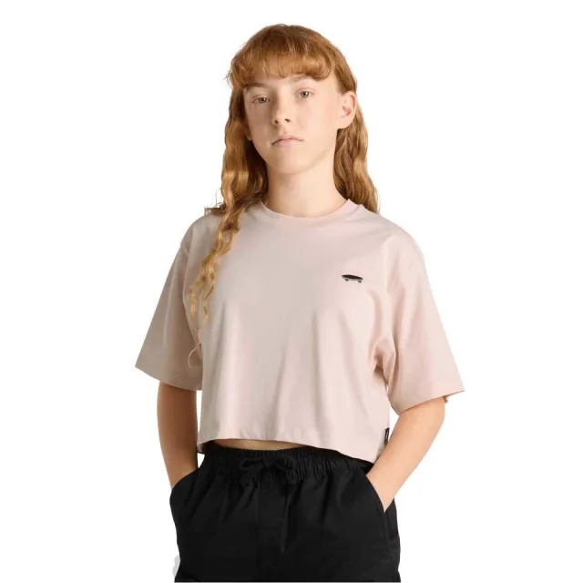 Vans  G SALTON RELAX CROP SS  girls's Children's T shirt in Pink