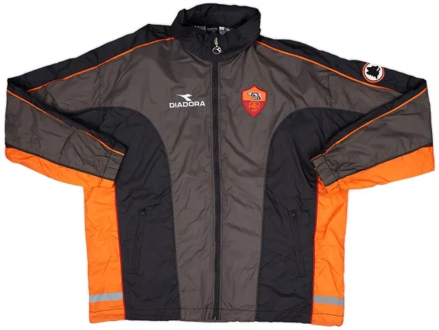 1998-99 Roma Diadora Hooded Rain Jacket - 8/10 - (XL)