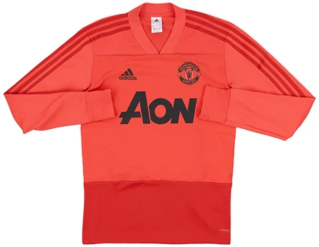 2018-19 Manchester United adidas Drill Top - 8/10 - (S)