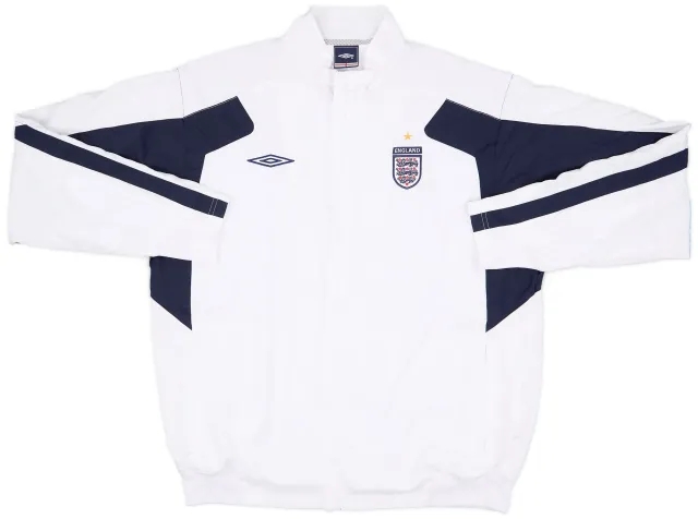 2007-08 England Umbro Track Jacket - 8/10 - (XL)