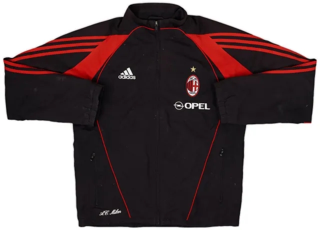 2005-06 AC Milan adidas Track Jacket - 7/10 - (M)