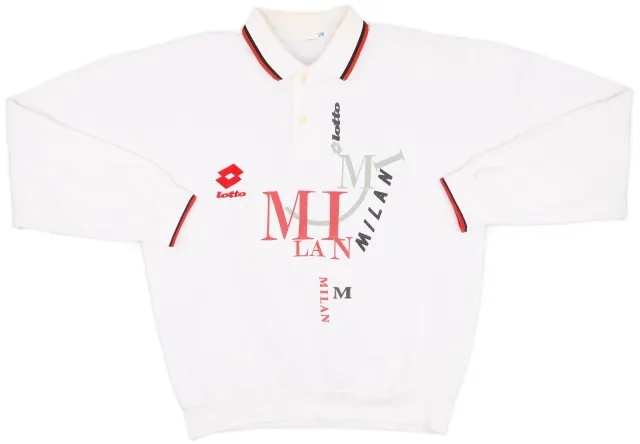 1993-94 AC Milan Lotto Sweat Top - 8/10 - (XL)