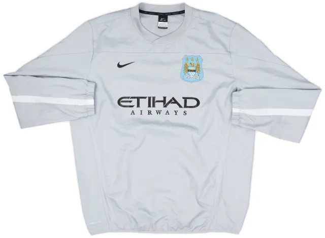 2013-14 Manchester City Nike Drill Top - 8/10 - (XXL)