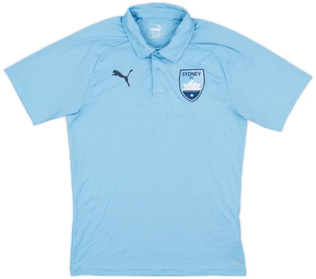 2018-19 Sydney FC Puma Polo Shirt - 6/10 - (S)
