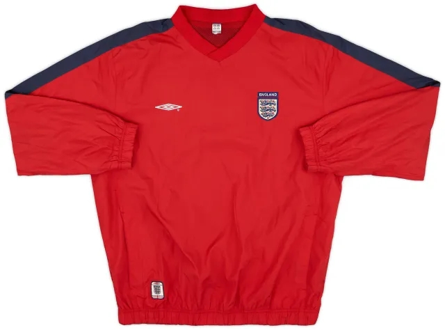 2002-04 England Umbro Drill Top - 6/10 - (M)