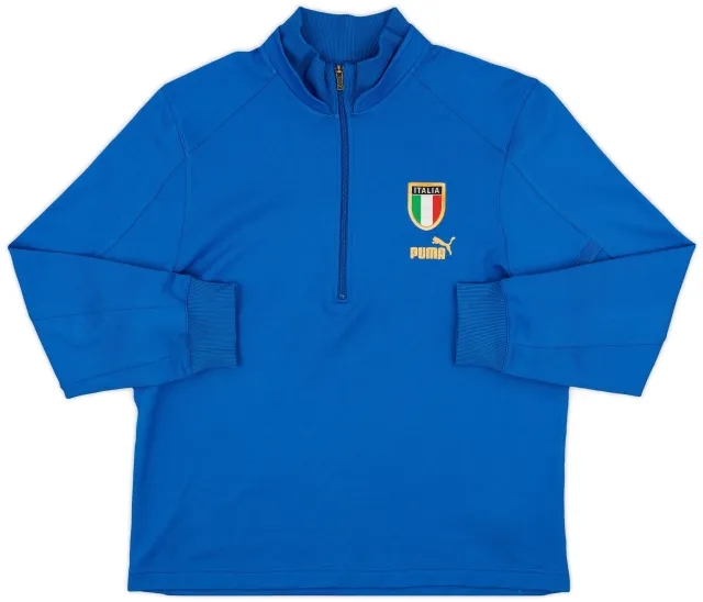 2004-06 Italy Puma 1/2 Zip Drill Top - 8/10 - (XL)