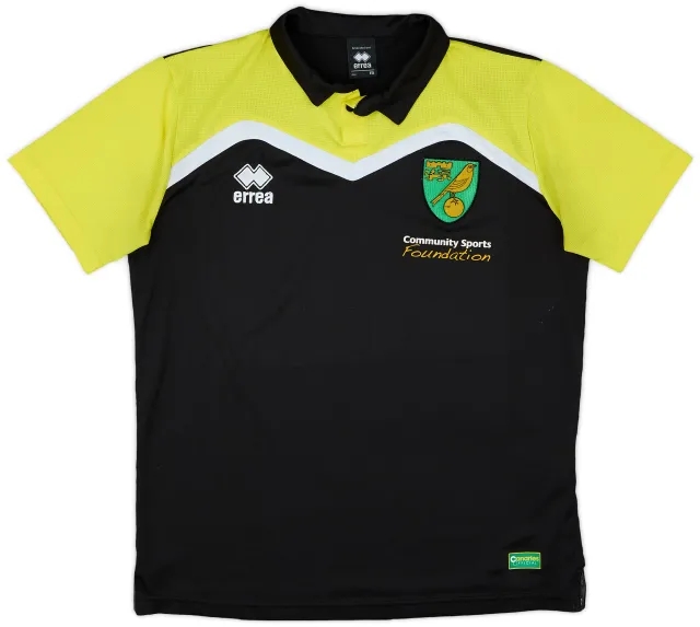 2014-15 Norwich City Errea Polo Shirt - 7/10 - (M)