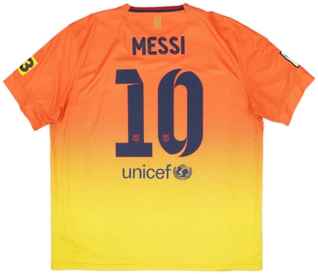 Nike 2012-13 Barcelona Away Shirt Messi #10 - 7/10 - (XL)