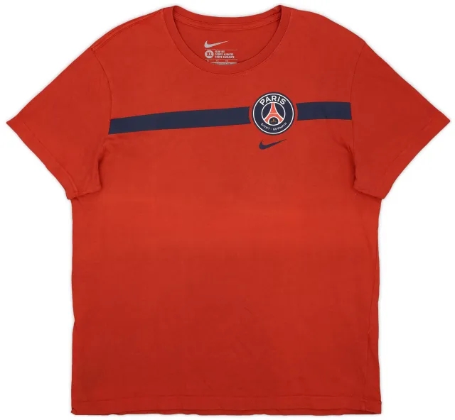 2014-15 Paris Saint-Germain Nike Cotton Tee - 8/10 - (XL)