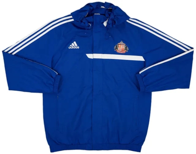 2013-14 Sunderland adidas Hooded Rain Jacket - 7/10 - (L)