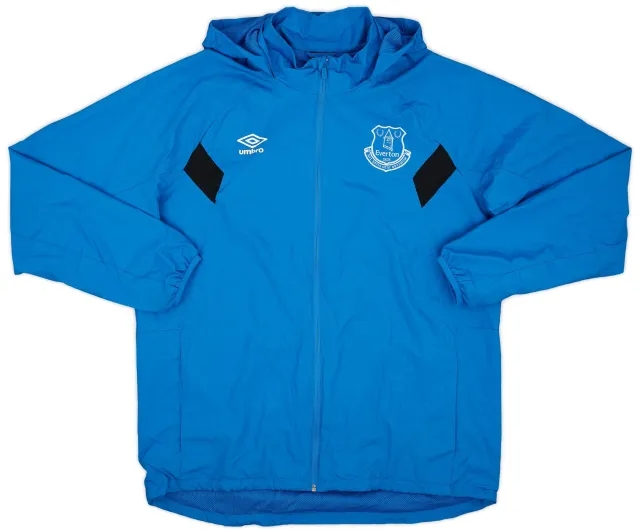 2017-18 Everton Umbro Hooded Rain Jacket - 7/10 - (XL)