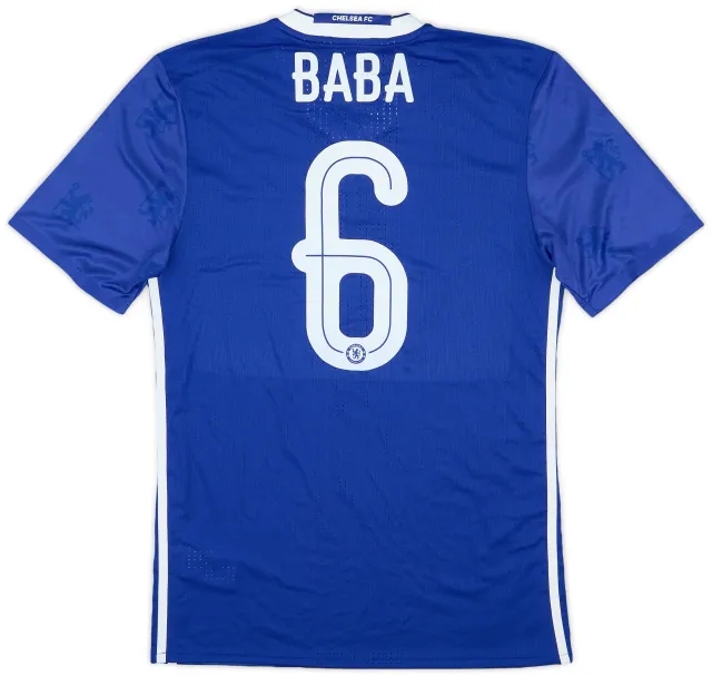 adidas 2016-17 Chelsea Player Issue Home Shirt Baba #6