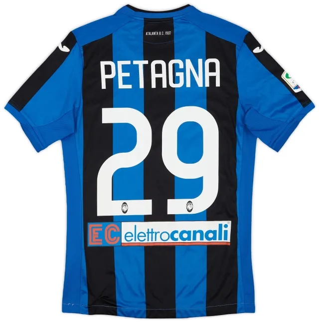 Joma 2017-18 Atalanta Home Shirt Petagna #29 - 6/10 - (S)