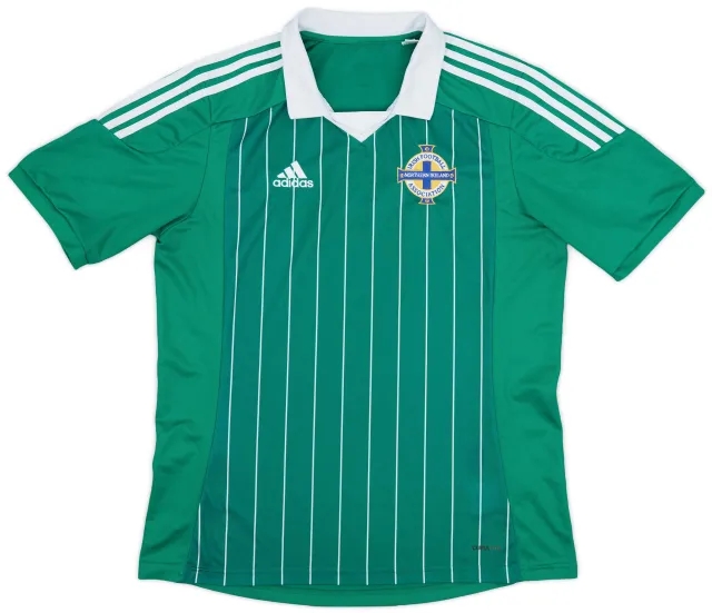 adidas 2012-13 Northern Ireland Home Shirt - 8/10 - (L)