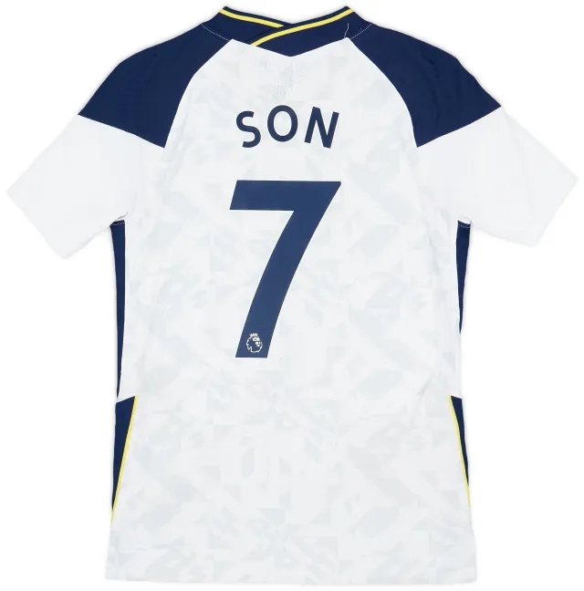 Nike 2020-21 Tottenham Authentic Home Shirt Son #7 - 9/10 - (S)