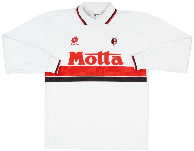 Lotto 1993-94 AC Milan Match Issue Away L/S Shirt #13