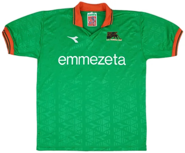 Diadora 1992-93 Venezia Match Issue Third Shirt #19