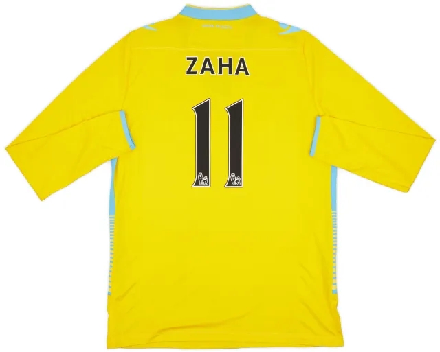 Macron 2014-15 Crystal Palace Away L/S Shirt Zaha #11 - 9/10 - (3XL)