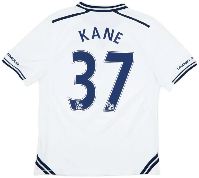Under Armour 2013-14 Tottenham Home Shirt Kane #37 - 9/10 - (L)