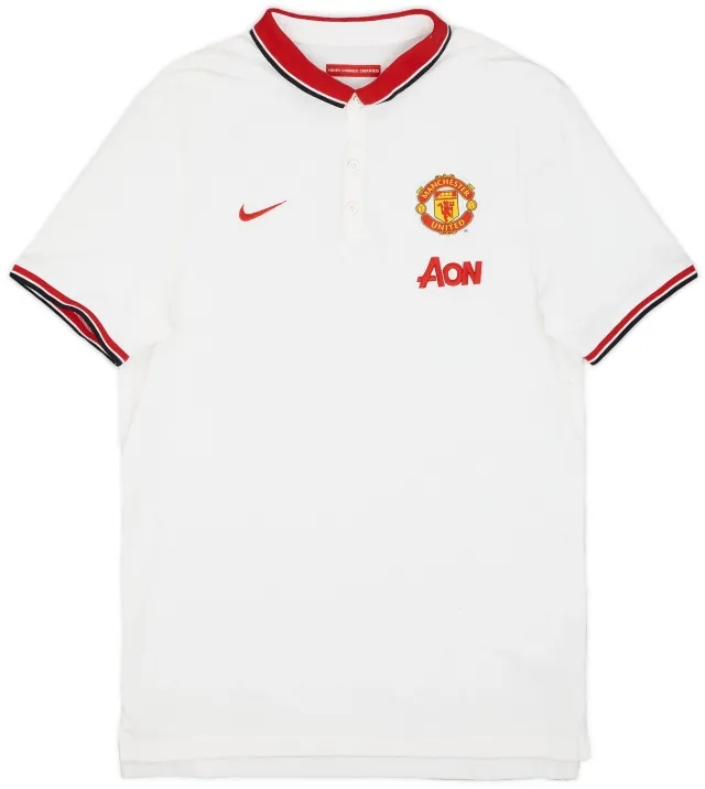 2014-15 Manchester United Nike Polo Shirt - 8/10 - (M)