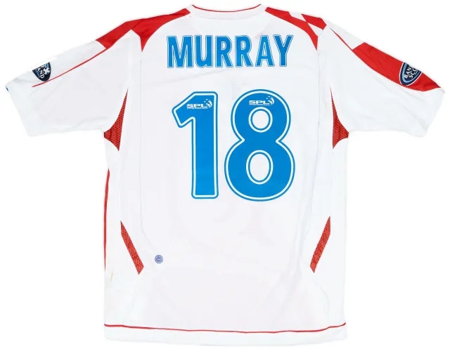 Umbro 2006-07 Rangers Match Issue Squad Signed Away Shirt Murray #18