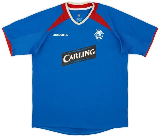 Diadora 2003-05 Rangers Home Shirt - 7/10 - (Y)