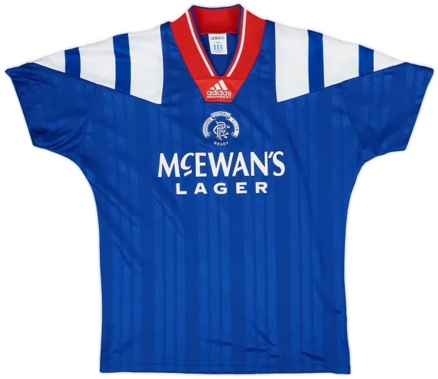 adidas 1992-94 Rangers Home Shirt - 9/10 - (S)