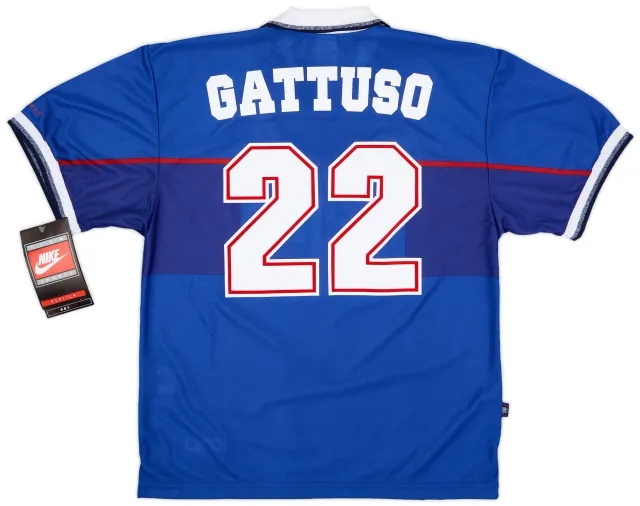 Nike 1997-99 Rangers Home Shirt Gattuso #22 (L)