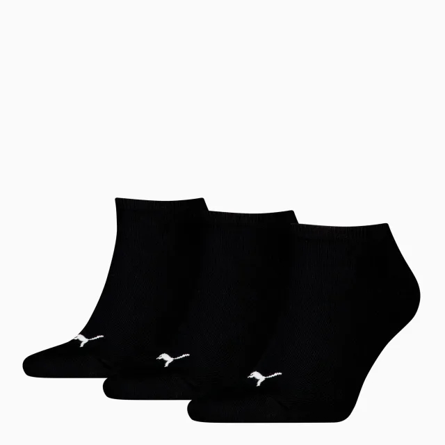 PUMA Sneaker Socks Unisex (3-Pack), Black