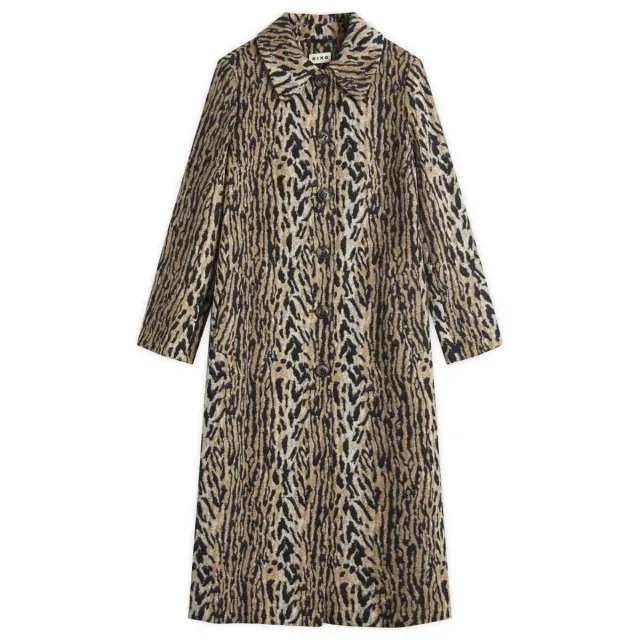 RIXO Women's Milly Jacket Bohemia Leopard