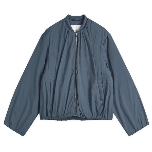 Closed Women's Padded Blouson Bomber Jacket Graphite Blue