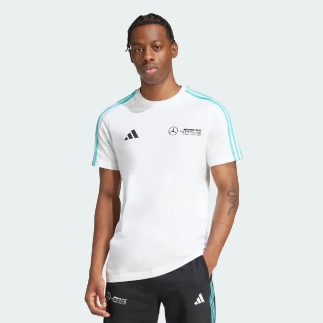 adidas Originals T-Shirt Adidas X Mercedes Amg Petronas Formula One Team Dna Tee Men White/ White/ Black Xxl
